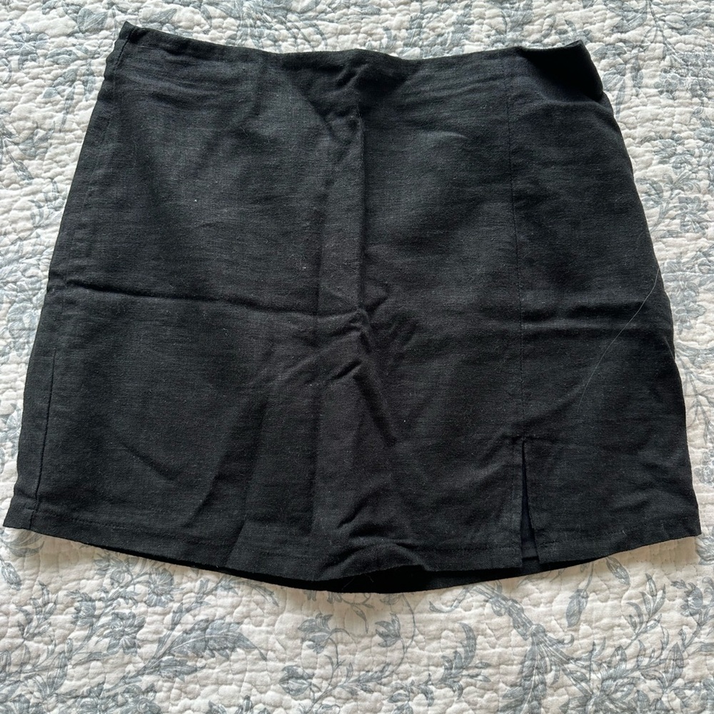 Forever 21 linen mini skirt